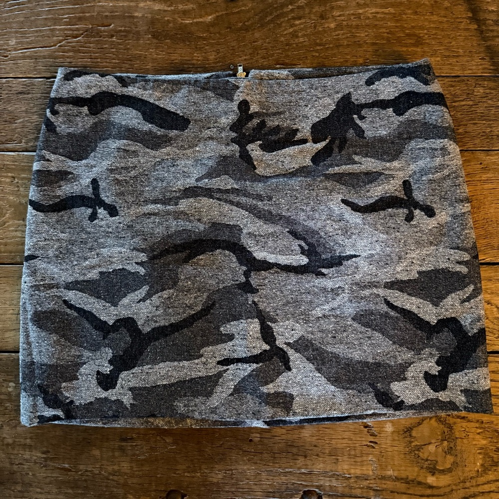 Camouflage Gray Skirt